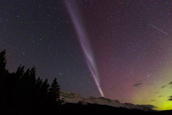 オーロラの写真