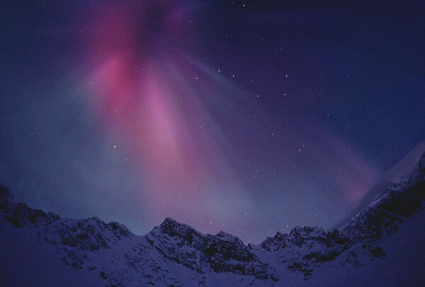 オーロラの写真