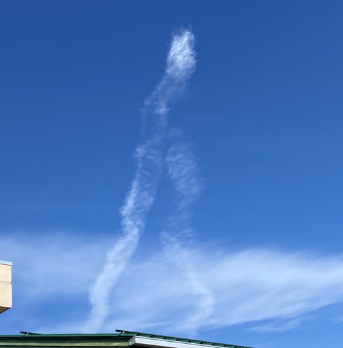 地震雲の投稿写真