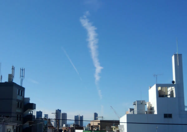 地震雲の投稿写真