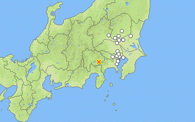 地震情報の画像