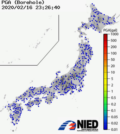強震モニタの画像