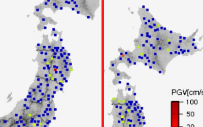 強震モニタの画像