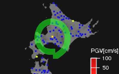 強震モニタの画像