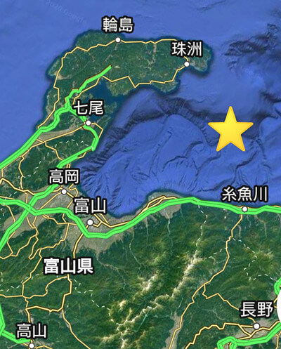 日本地図の画像