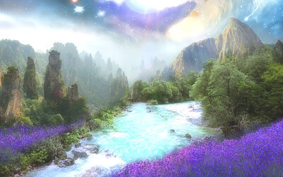 臨死体験のイメージイラスト