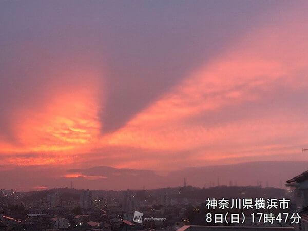 龍の顔ような雲の写真