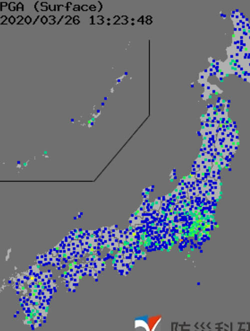 強震モニタの画像
