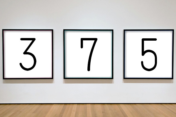 ナンバーのイラスト