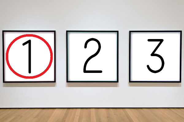 ナンバーのイラスト