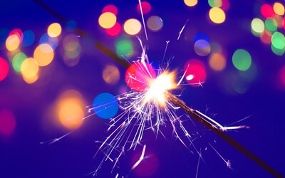 線香花火の写真