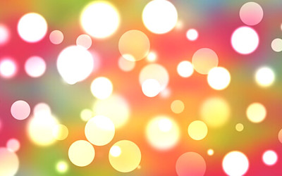 光の玉のイラスト