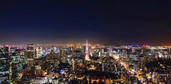 東京の夜景写真