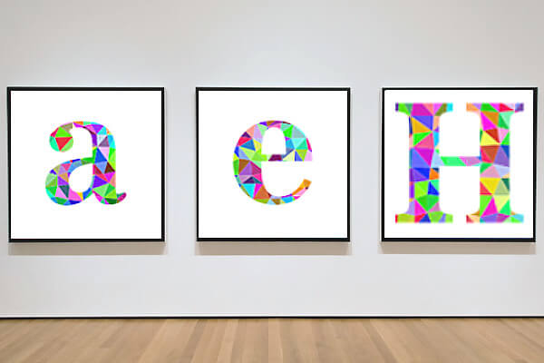 アルファベットのイラスト