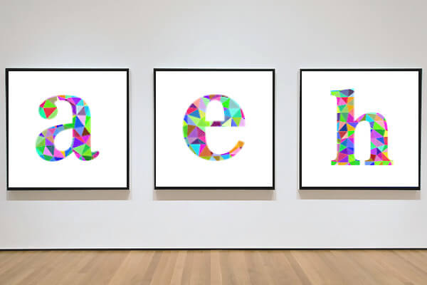 アルファベットのイラスト