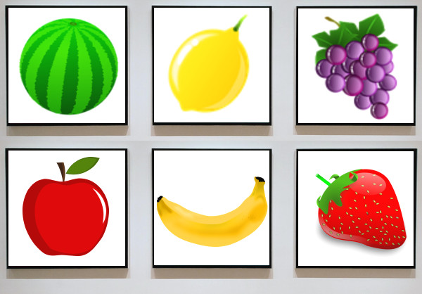 フルーツのイラスト(問題)