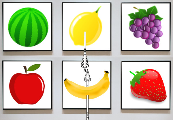 フルーツのイラスト(問題)