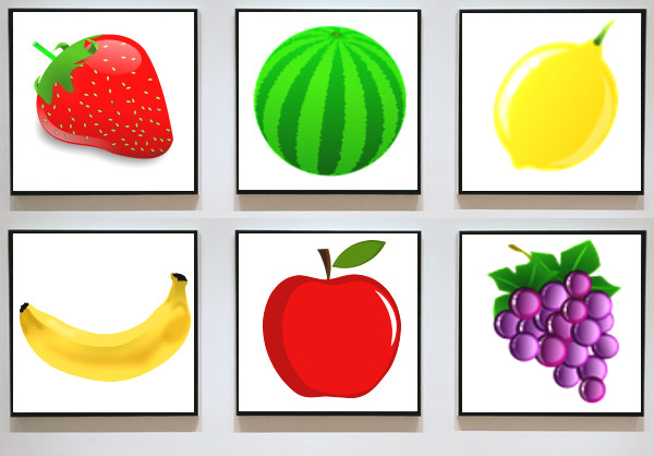 フルーツのイラスト(問題)