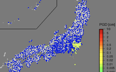 強震モニタの画像