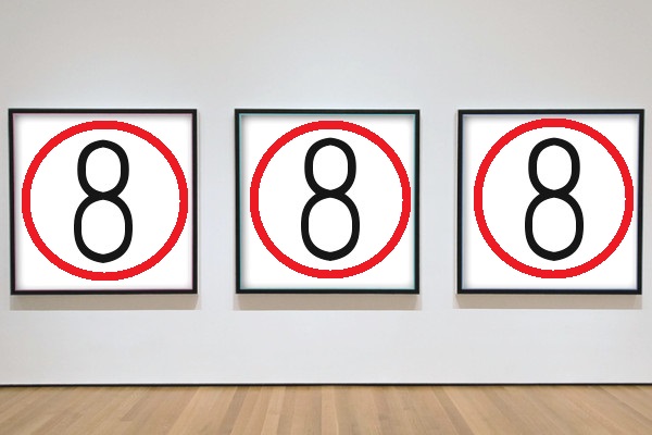 ナンバーのイラスト