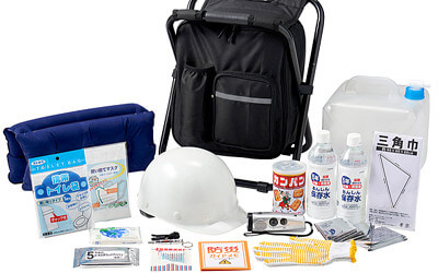 防災グッズの写真