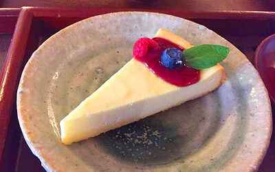 チーズケーキの写真