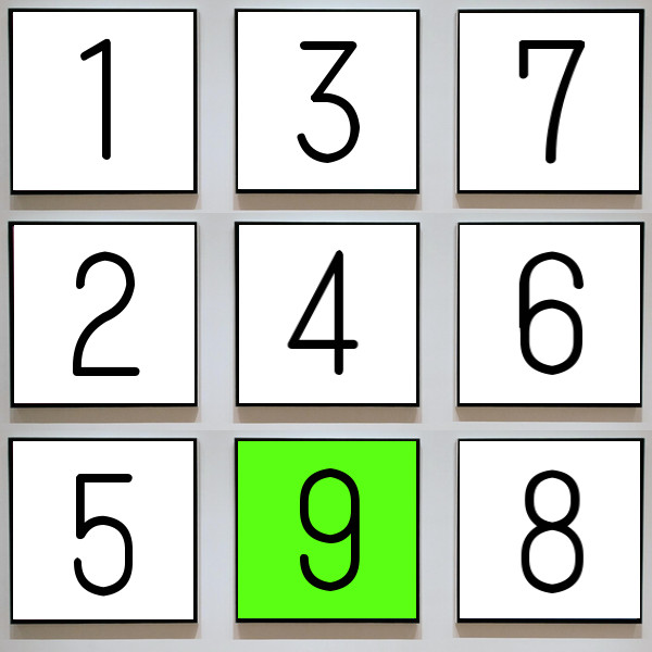 数字のイラスト(答え)