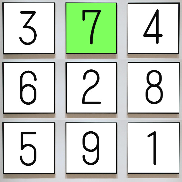 数字のイラスト(答え)