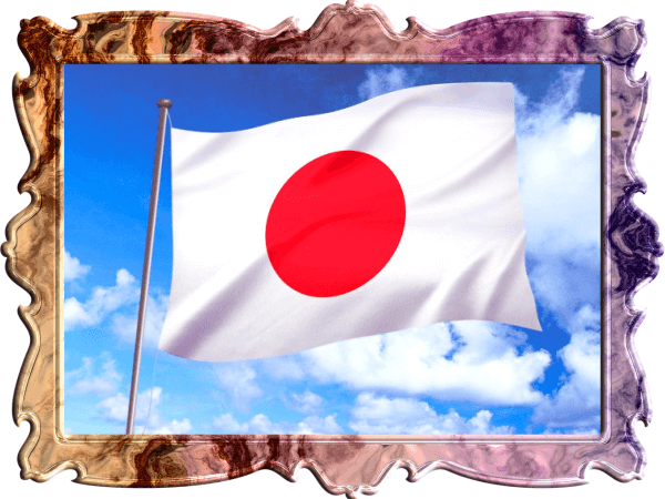 日本国旗の写真