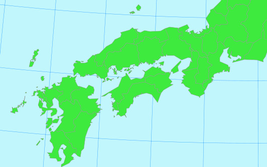 日本地図の画像