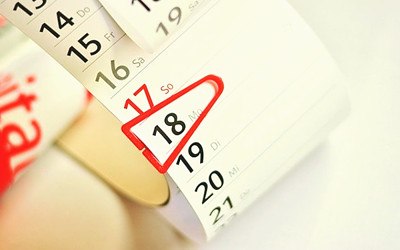 カレンダーの写真