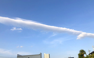 地震雲の投稿写真