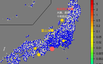 強震モニタの画像