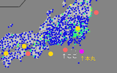 強震モニタの画像