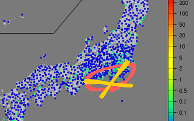 強震モニタの画像