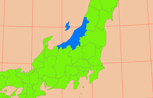 日本地図の画像