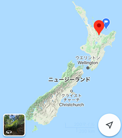 ニュージーランドの地図の画像