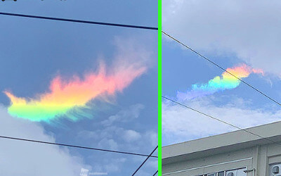 環水平アークの写真