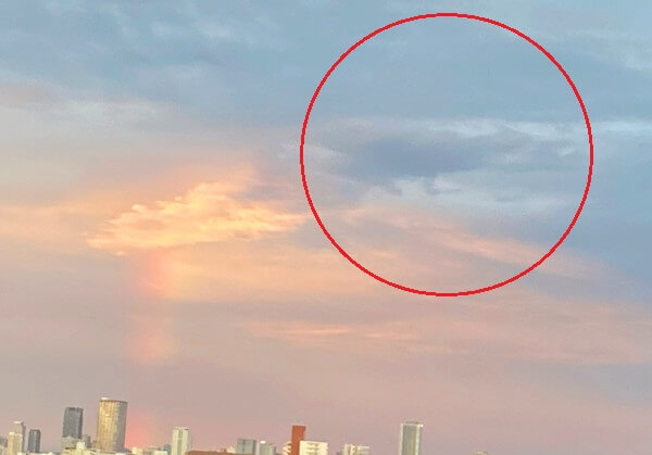 龍のような雲の写真