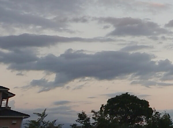 龍のような雲の写真