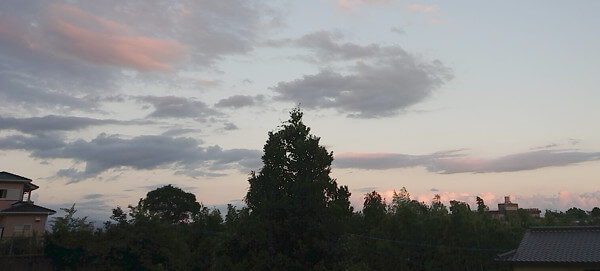 龍のような雲の写真