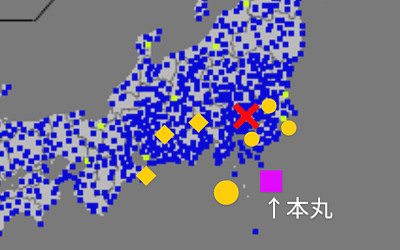 強震モニタの画像