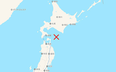 日本地図の画像