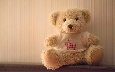 クマのぬいぐるみの写真