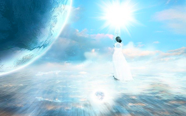 天国のイメージイラスト