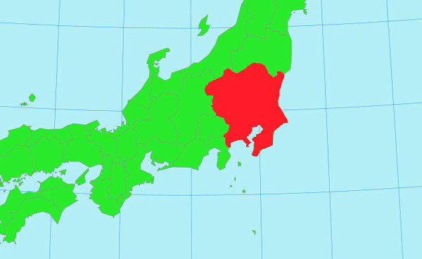 日本地図の画像