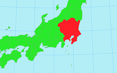 日本地図の画像