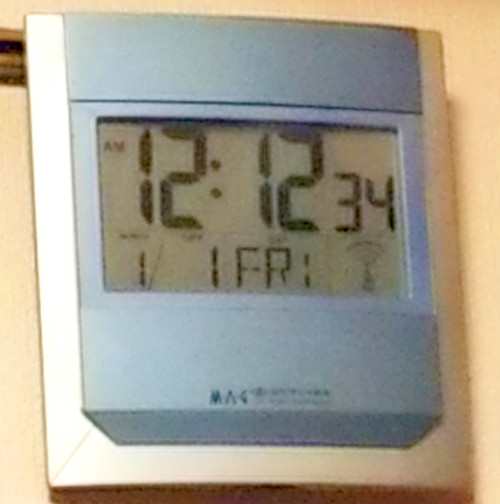 電波時計の写真