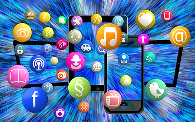 スマホ用アプリのイメージイラスト