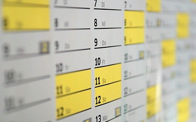 カレンダーの写真